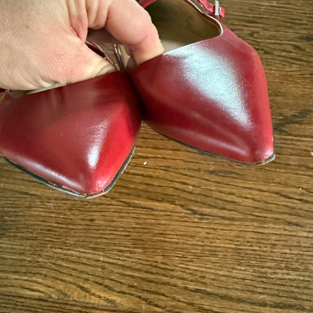 Madewell Red Elsie Mary Jane Flat - Picture 3 of 6